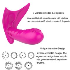 Носимый стимулятор клитора Yafe G-spot  Vibro-panty 7 режимов вибрации