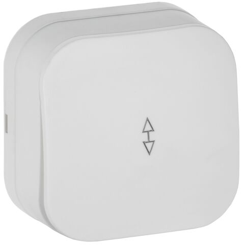 GLORY Выключ. 1-кл. прох. о/у 10А ВСп10-1-0-ХБм бел. м. IEK