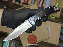 Нож Spartan Blades Harsey Titanium Custom Огненный - огненный титан