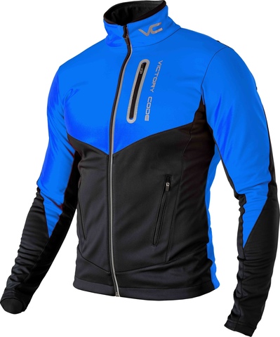 Утеплённая лыжная куртка 905 Victory Code Go Fast Blue
