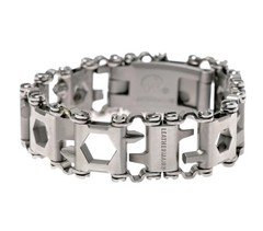 Мультитул-браслет Leatherman Tread LT Stainless Steel, узкий, 29 функций (832431) | Multitool-Leatherman.Ru