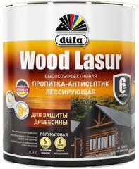 Пропитка лессирующая для защиты древесины Dufa Wood Lazur махагон