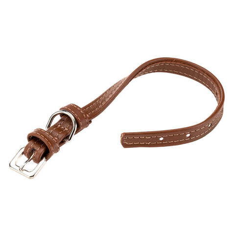 Ferplast ошейник VOGUE FLAT CF15/29 из натуральной кожи, коричневый