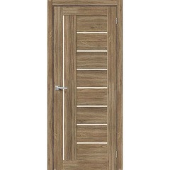 Купить Межкомнатная дверь экошпон Bravo-29 Original Oak стекло белое