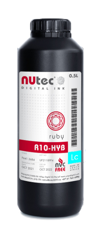УФ - чернила Nutec Ruby R10-HYB Light Cyan 500 мл