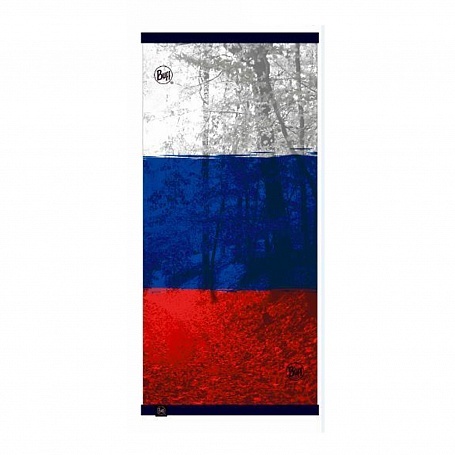 БАНДАНА BUFF REVERSIBLE POLAR RUSSIAN FLAG  - купить со скидкой