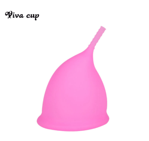 Viva Cup анатомической формы. Розовая