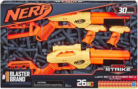 Бластер Hasbro Nerf Альфа Страйк Лункс и Стингер Nerf