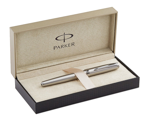 Ручка перьевая  Parker Sonnet F526 Essential, St. Steel CT (S0809210)
