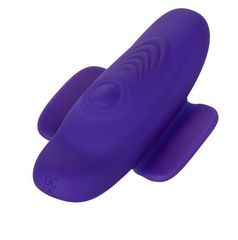 Фиолетовый стимулятор в трусики Lock-N-Play Remote Pulsating Panty Teaser - 
