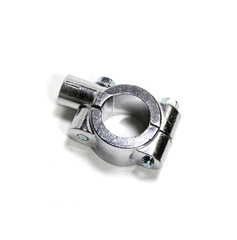 Универсальный крепеж на руль для зеркал, 8мм серебристый