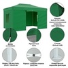 Тент-шатер быстросборный Helex 4336 3x4,5х3м, полиэстер, зеленый