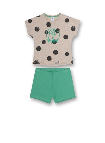 Пижама с коротким рукавом для девочки Sanetta 232706 18062