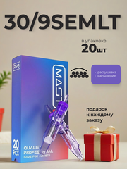 Картридж для татуажа "MAST Pro 30/9SEMLT" (1009RM) 20шт.