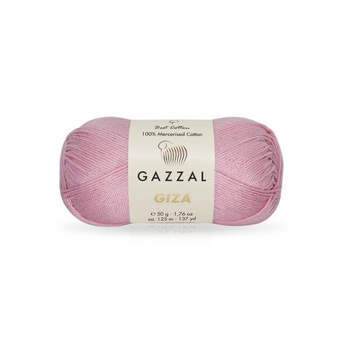 Пряжа Gazzal Giza 2496 нежно-розовый