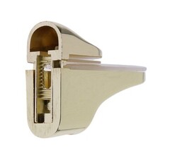 Крепление полки 1186 никель 304051