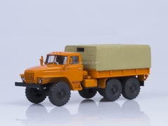 Ural-4320 board with awning orange-beige AutoHistory 1:43