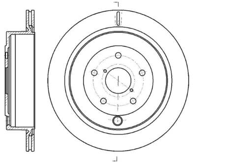 Диск тормозной вентилируемый G-brake  GR-20669