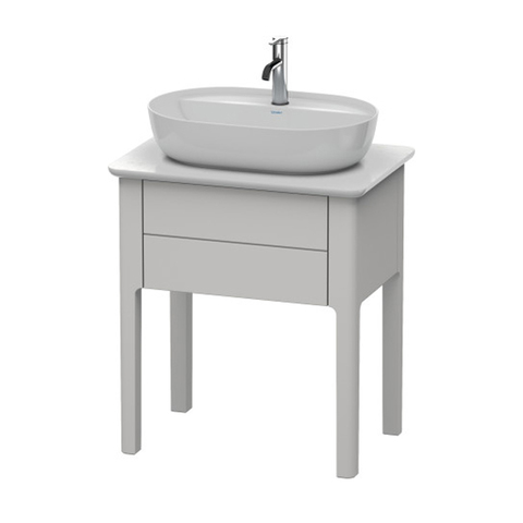 Duravit Luv База напольная, 743x688x450, 1 выдв.ящик, цвет скандинавско белый шелковисто-матовый LU956003939