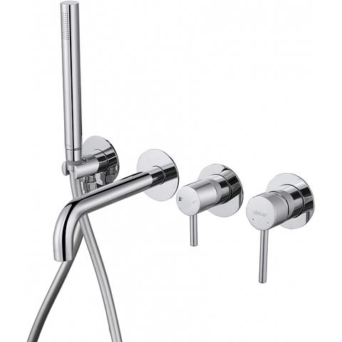 Abber Wasser Kreis AF8130 Смеситель для ванны скрытого монтажа, цвет: хром