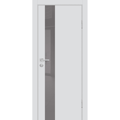 Купить Межкомнатная дверь экошпон Profilo Porte P-10 агат кромка ABS остеклённая