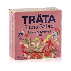 Салат из копченого тунца с фасолью TRATA 160г