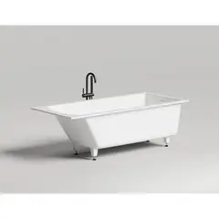 Salini CASCATA KIT 180x80 104513M Ванна встраиваемая S-Sense, матовый фото