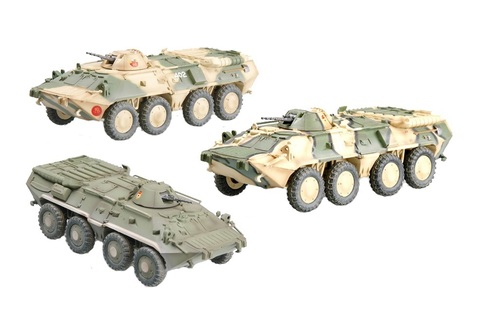 Модель Бронетранспортёр Советский БТР-80 масштаб 1:72