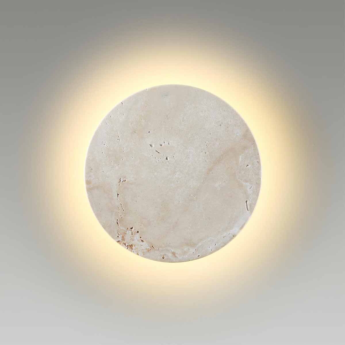 Настенный светодиодный светильник Odeon Light Hightech Travertino 6625/8WL