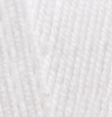 Пряжа Lanacoton Alize 55 Белый, фото