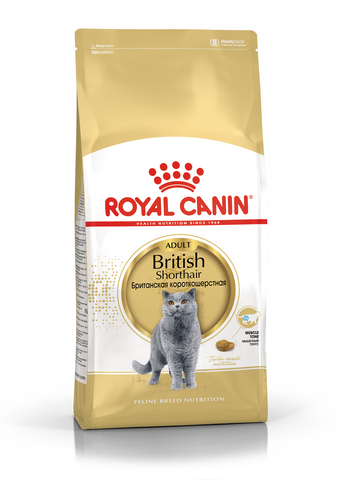 Royal Canin British Shorthair Adult сухой корм для кошек породы Британская короткошёрстная 2кг