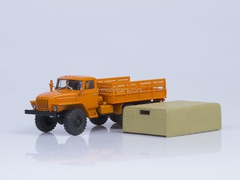 Ural-4320 board with awning orange-beige AutoHistory 1:43