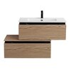 Cezares SLIDER-800-1C-PI-NF-P SLIDER Тумба с одним выкатным ящиком, Черный Фьюжн, 796x476x300, SLIDER-800-1C-PI-NF-P