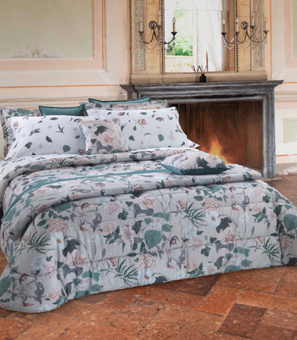 Постельное белье 2 спальное евро Mirabello Erbario R03 cipria