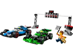 Конструктор LEGO City 60474 Сетка F1 с гоночными автомобилями CARB и Sauber