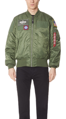 Бомбер Alpha Industries МА-1 Flex Sage Green (Зеленый)