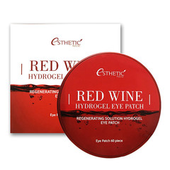 Esthetic House Патчи гидрогелевые с экстрактом красного вина - Red wine hydrogel eye patch, 60шт