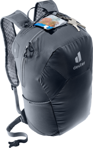 Картинка рюкзак туристический Deuter Speed Lite 17 Black - 6