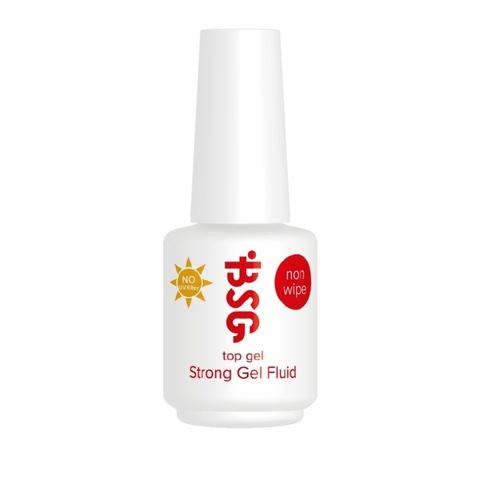 BSG Strong Gel NON WIPE NO UV - топ БЕЗ ЛИПКОГО СЛОЯ и БЕЗ УФ-фильтра 20 мл