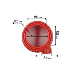 Корпус насоса водяного QUATTRO ELEMENTI D400 Zero (241-802-039)