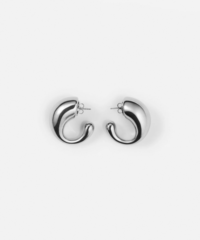 ПРЕДЗАКАЗ Серьги Pistil Hoops Silver