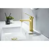 Aquatek AQ1710BG AQ1710BG ЛУГАНО смеситель для раковины 106 без донного клапана, шлиф. золото
