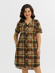 4630 Туника на пуговицах