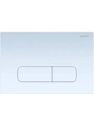 Aquatek PNS-0000006 PNS-0000006 (002AQ) Панель смыва Белая для INSP-0000001 Pneumo S (клавиши прямоугольная)