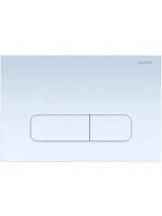 Aquatek PNS-0000006 PNS-0000006 (002AQ) Панель смыва Белая для INSP-0000001 Pneumo S (клавиши прямоугольная) фото