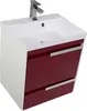Aquanet 212919 Тумба с раковиной Aquanet Тиволи 60 бордо (212919)