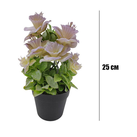 Искусственное комнатное растение в горшке Avesta 1 шт., материал: полипропилен, 25 см