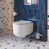 BelBagno BB084CH-TOR/SC SOFT-TOR Унитаз подвесной безободковый со смывом "Торнадо", с сиденьем дюропласт soft close, BB084CH-TOR/SC