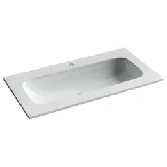 Ceramica Nova CN7019 CN7019 Раковина накладная Element с отверстием  под смеситель 910*457*137мм, цвет белый фото