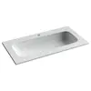 Ceramica Nova CN7019 CN7019 Раковина накладная Element с отверстием  под смеситель 910*457*137мм, цвет белый